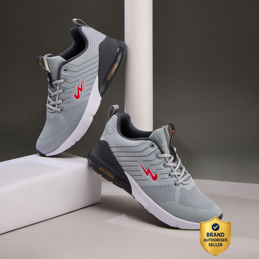 CAMPUS MIKE (N) Running Shoes For Men(Grey , 9)
