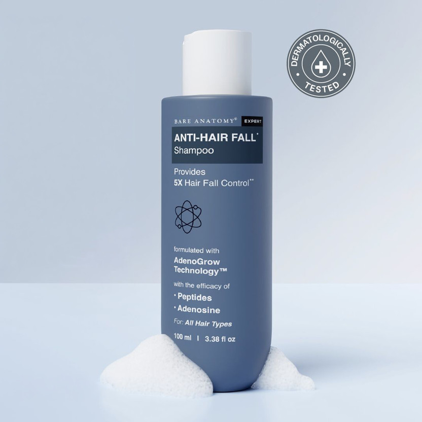 BARE BARE ANATOMY Anti Hair Fall Shampoo | 5x Hair Fall Control & Growth with Biotin, Adenosine(100 ml) - Flipkart Deal