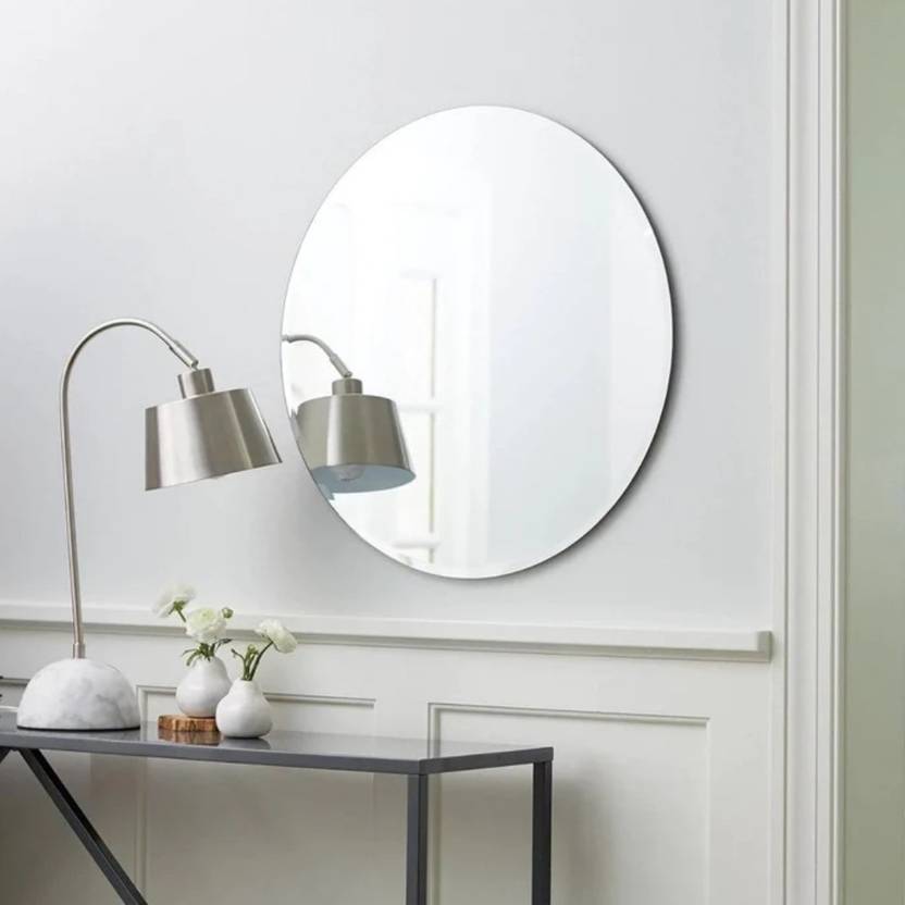 ARYAANSH NO DRILL REQUIRE, EASILY STICK, SIZE 9 INCH ROUND BATHROOM