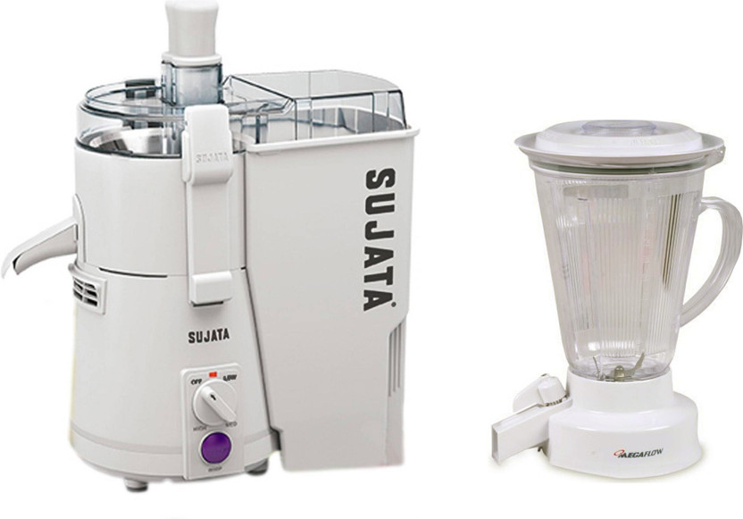 SUJATA POWERMATIC 900 W Juicer(WITH Commercial shakker/Mixer | 1 Jar | White)