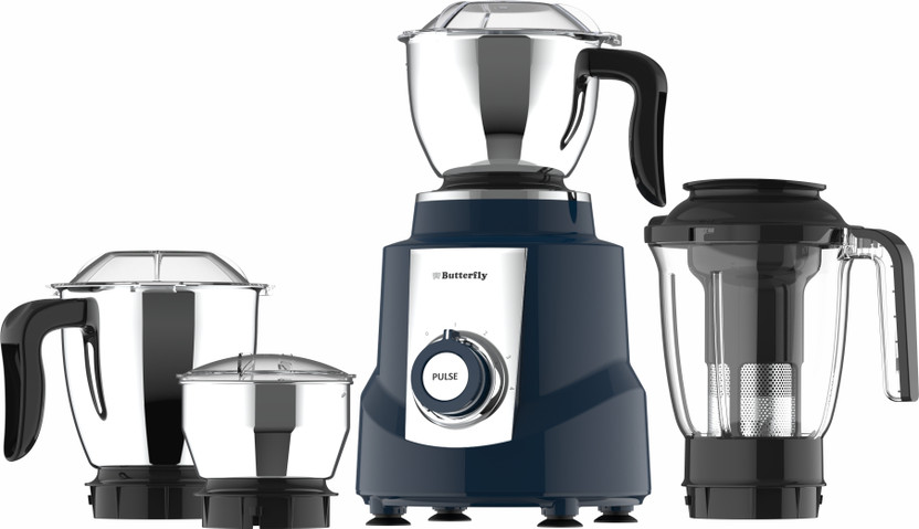 Butterfly Magneto 1000 W Juicer Mixer Grinder(MAGNETO 4JAR 1000W | 4 Jars | Indian Ink)