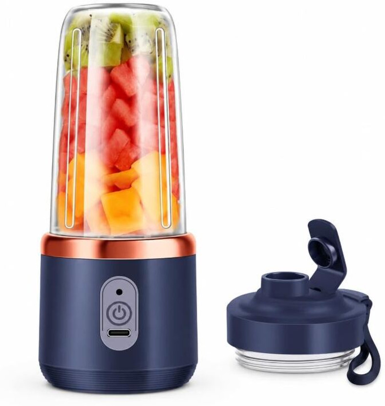 VERATE VERATE Portable USB Rechargeable Juicer Blender Mini Smoothie Maker Bottle 700 W Juicer Mixer Grinder(Blender Electric Juicers Fruit Mixers USB Rechargeable Mini Personal Juicer | 1 Jar | Multicolor) - Flipkart Deal
