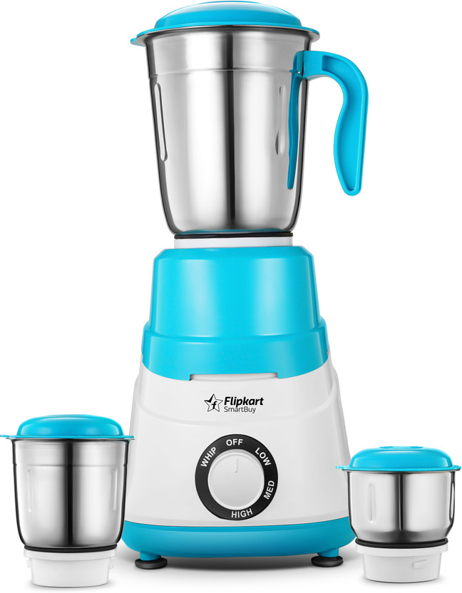 Flipkart SmartBuy Pento Blue 500 W Juicer Mixer Grinder(Pento | 3 Jars | Sky Blue)