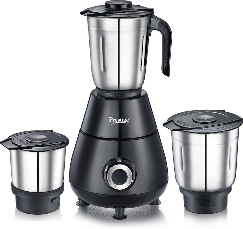 Prestige 500Watts 500 W Mixer Grinder Apex | 3 Jars | Black