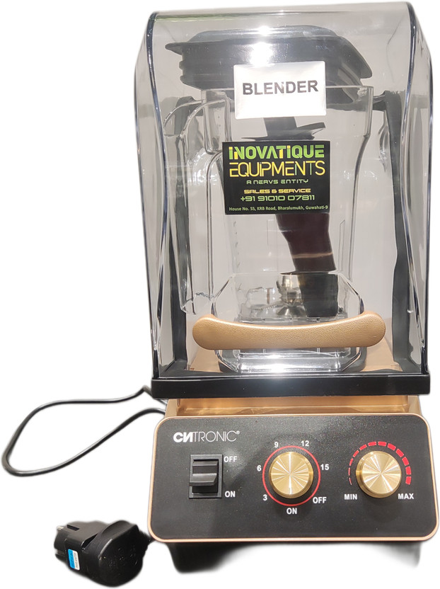 INOVATIQUE EQUIPMENTS Noiseless 1500 W Mixer Blender(BSBB010 | 2 Jars | Gold)