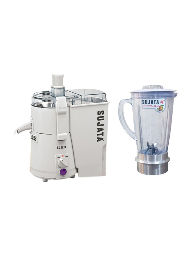 SUJATA SUJATA POWERMATIC 900 W Juicer(POWERMANIC WITH ALUMINIUM BASED COMMERCIAL JUG | 1 Jar | White) - Flipkart Deal