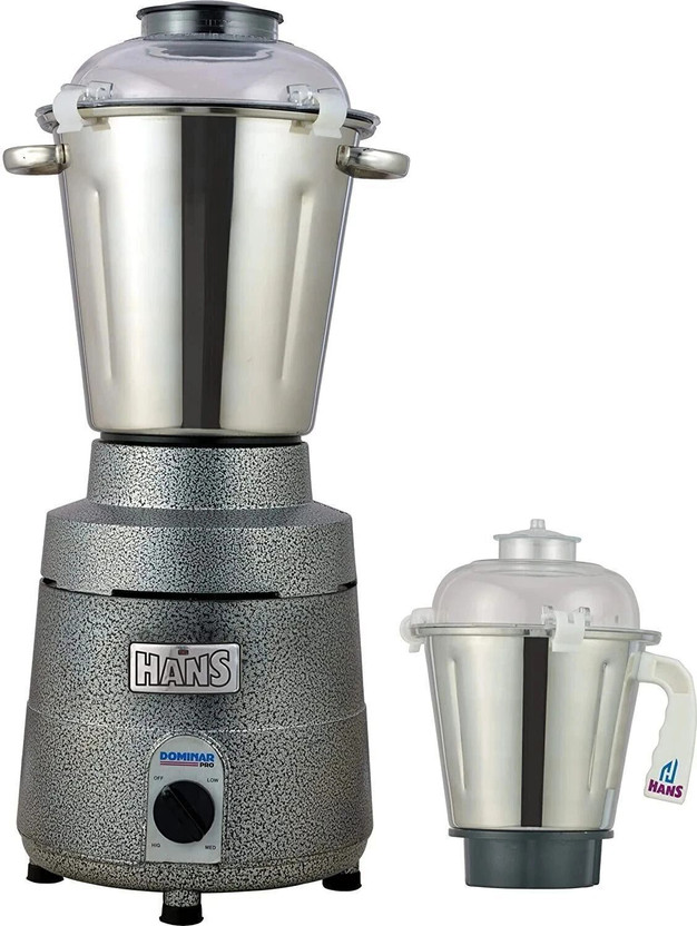HANS Dominar X Pro 2.8 HP Commercial 2000 W Mixer Grinder(Heavy Duty | 2 Jars | Black, Grey)