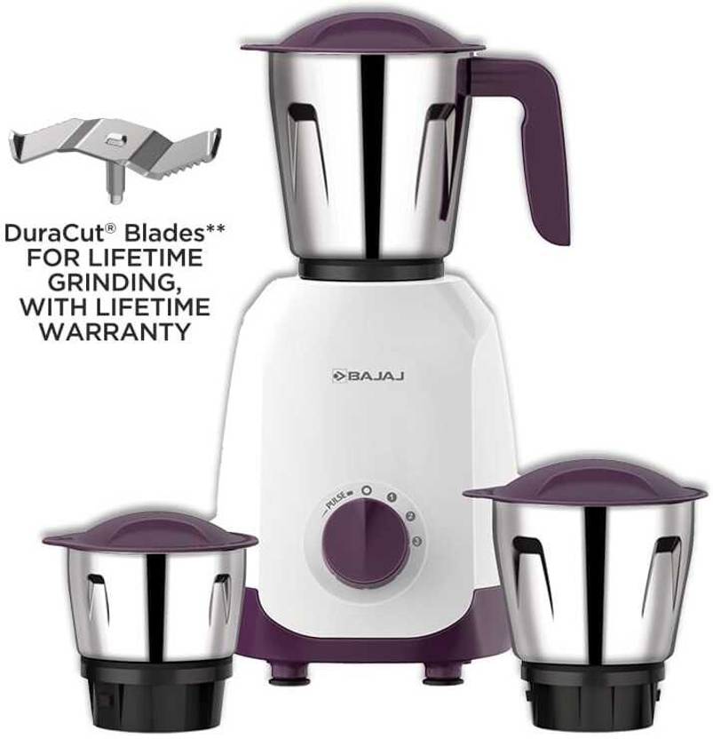 BAJAJ Ninja series elegance purple mixer grinder 500w Mixer grinder 500
