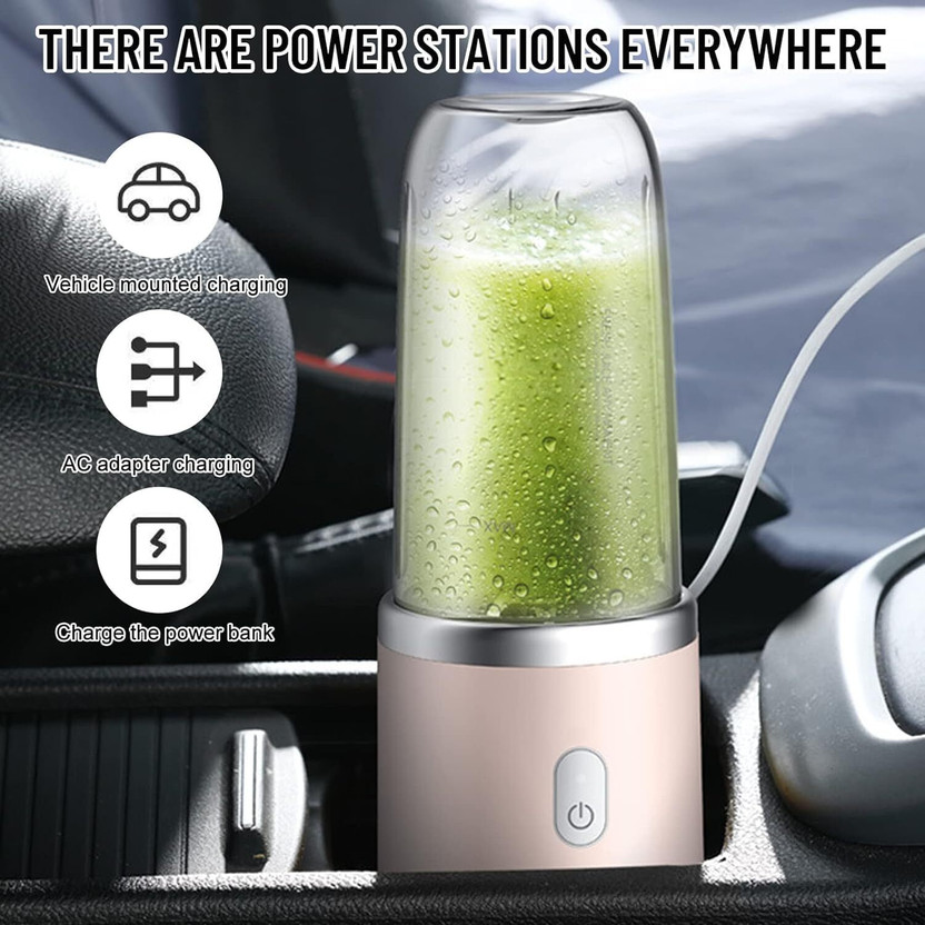 aestivo aestivo Blender Bottle Machine for Fruit Blender, Protein Shaker Bottle 105 W Juicer(Portable Juicer Blender with Shaker Bottle, Safety Sensor 6 Blade USB | 1 Jar | Multicolor) - Flipkart Deal