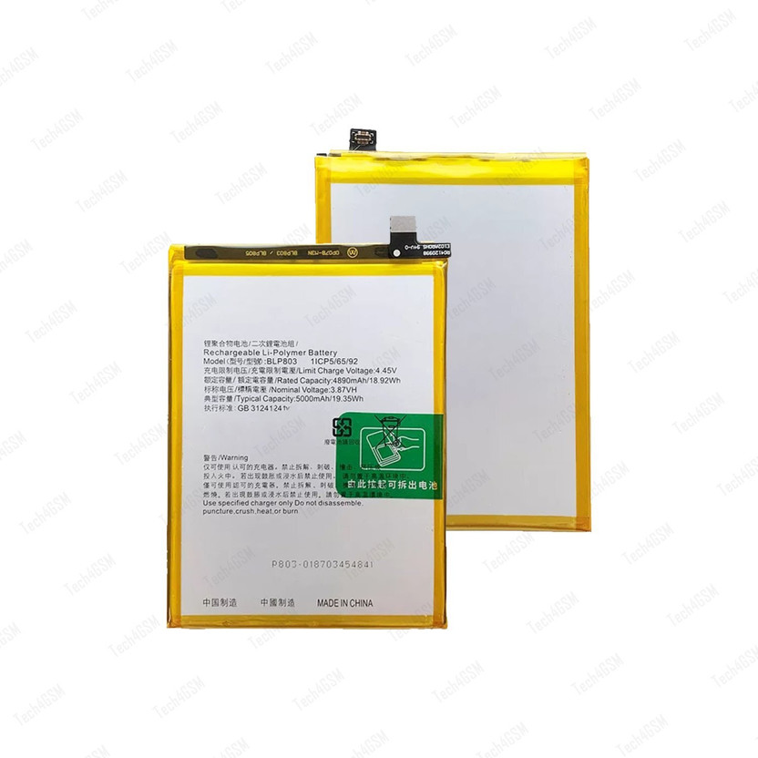 AuviPal Mobile Battery For  Oppo BLP803 Oppo Reno 5 (4G)