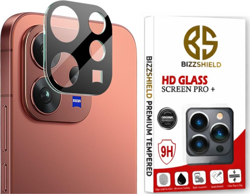 BizzShield Back Camera Lens Glass Protector for vivo V70, Vivo V70 Elite, camera lens protector guard(Pack of: 1)