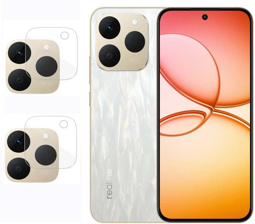 GOMETO Back Camera Lens Glass Protector for REALME 15T(Pack of: 2)