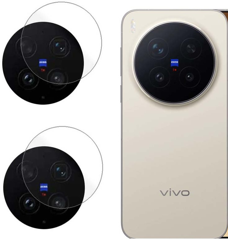 Gometo Back Camera Lens Glass Protector for VIVO X300s(Pack of: 2)
