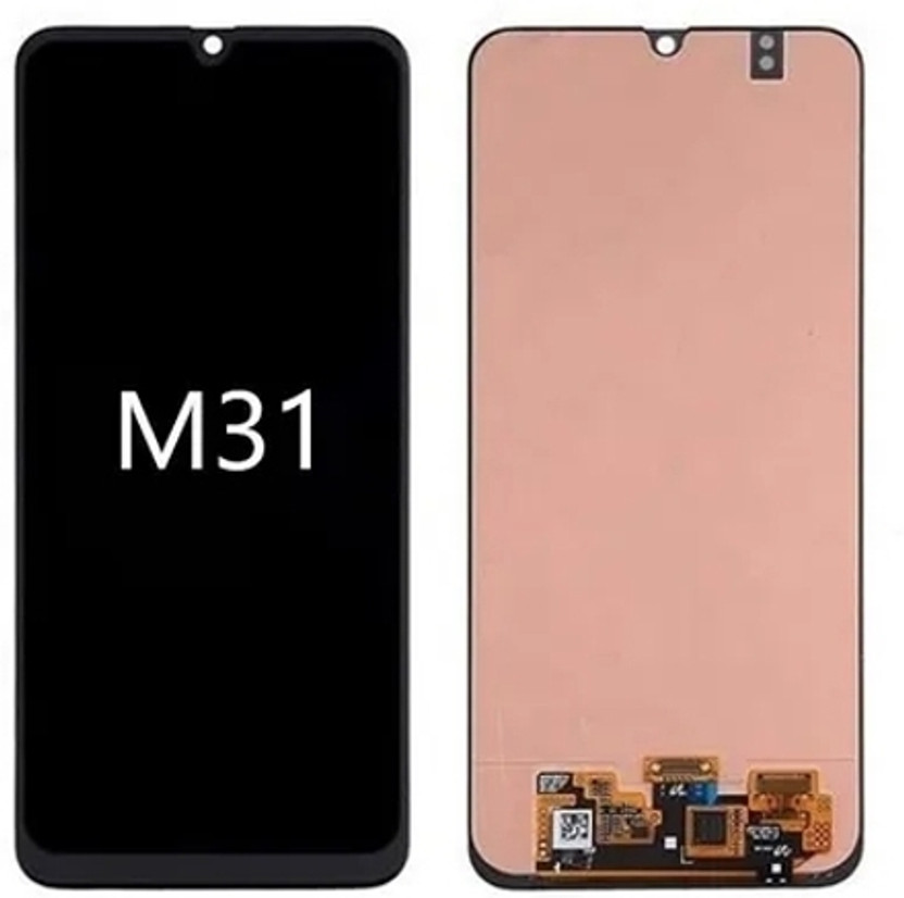 SSP TELECOM IPS LCD Mobile Display for Samsung M31(With Touch Screen Digitizer, Black)