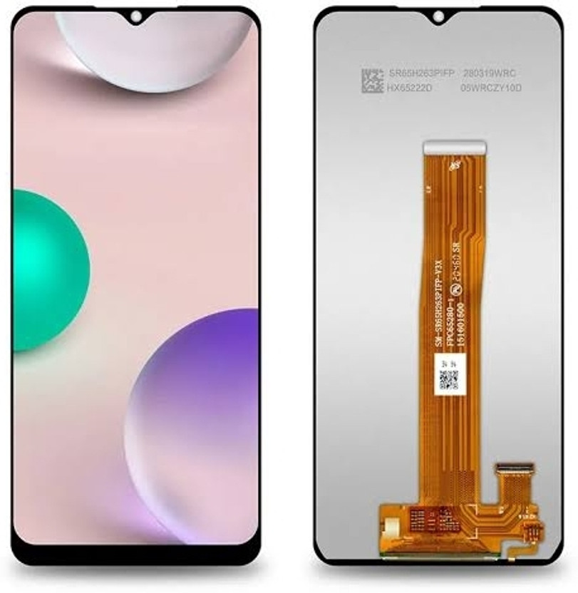 SSP TELECOM IPS LCD Mobile Display for Samsung F12, A32, M32, M12, A02, M02, a12(With Touch Screen Digitizer, Black)