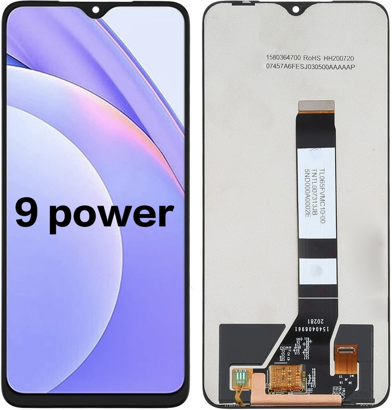 SSP TELECOM IPS LCD Mobile Display for redmi 9 power(With Touch Screen Digitizer, black)