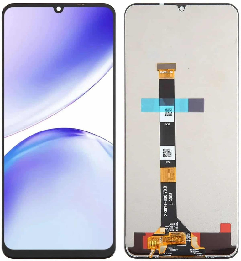 SSP TELECOM IPS LCD Mobile Display for Oppo & realme N53, C53, C51(With Touch Screen Digitizer, Black)