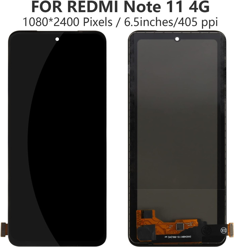 SSP TELECOM IPS LCD Mobile Display for redmi note 11 4g(With Touch Screen Digitizer, black)