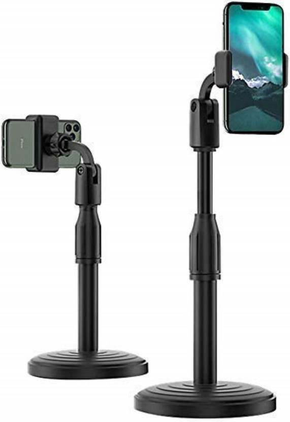 ELITEWAVE Adjustable Desktop Mobile Phone Stand with 360° Rotation & Stable Base Mobile Holder