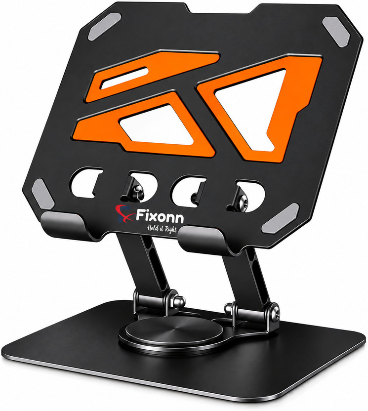 FIXONN FIXONN Heavy Duty Metal Tablet stand 360 Rotation Base height and angle adjustable Mobile Holder - Flipkart Deal