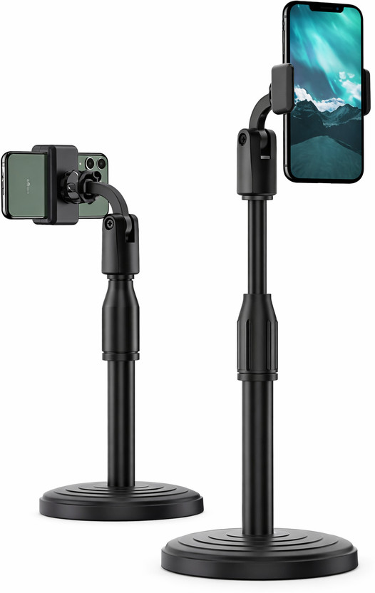 ANSHAURA Universal Mobile Stand 360° Rotation Adjustable Height Phone Holder Mobile Holder