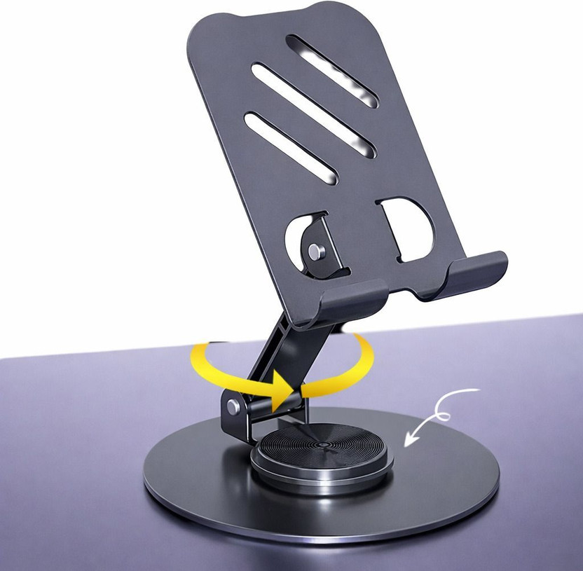 Unique Goods Haven Adjustable Desktop Metal Mobile Stand for Table Mobile Holder