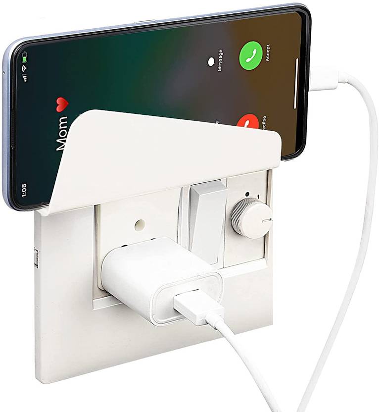 TECHGEAR Secure Mobile Phone Charging Holder, Socket Mount Type, Mobile