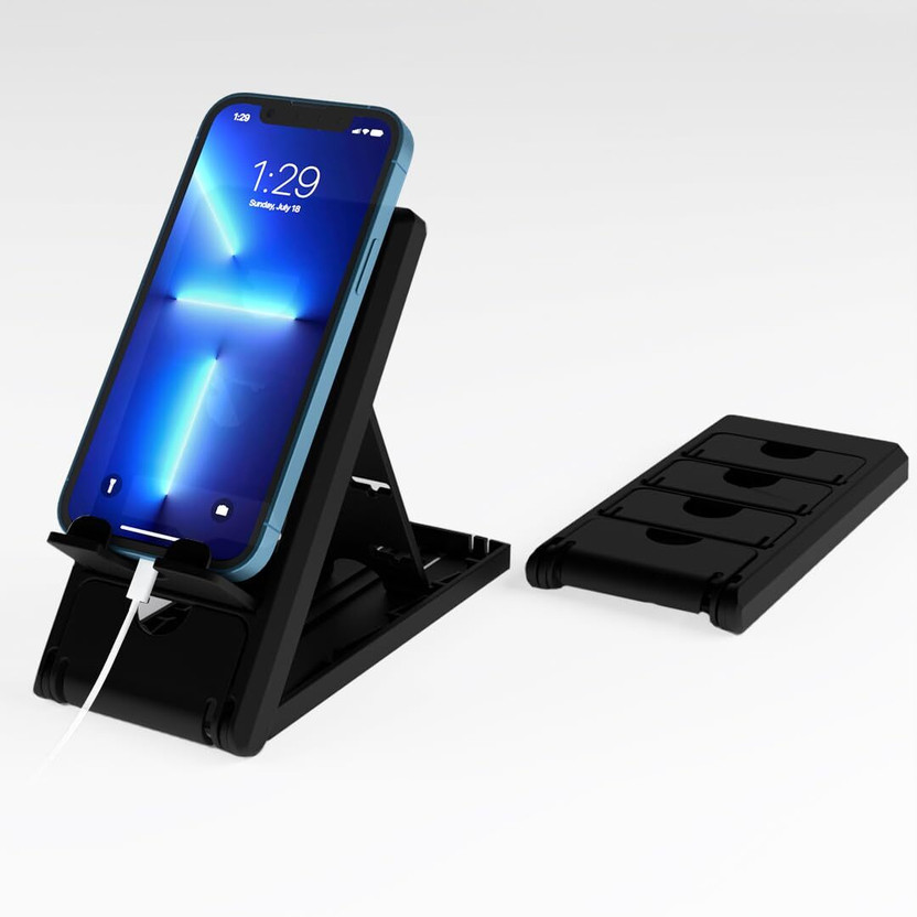 STRIFF FCSB Smartphone ,Tabletop,Foldable, Phone , Tablet (Black) Mobile Holder