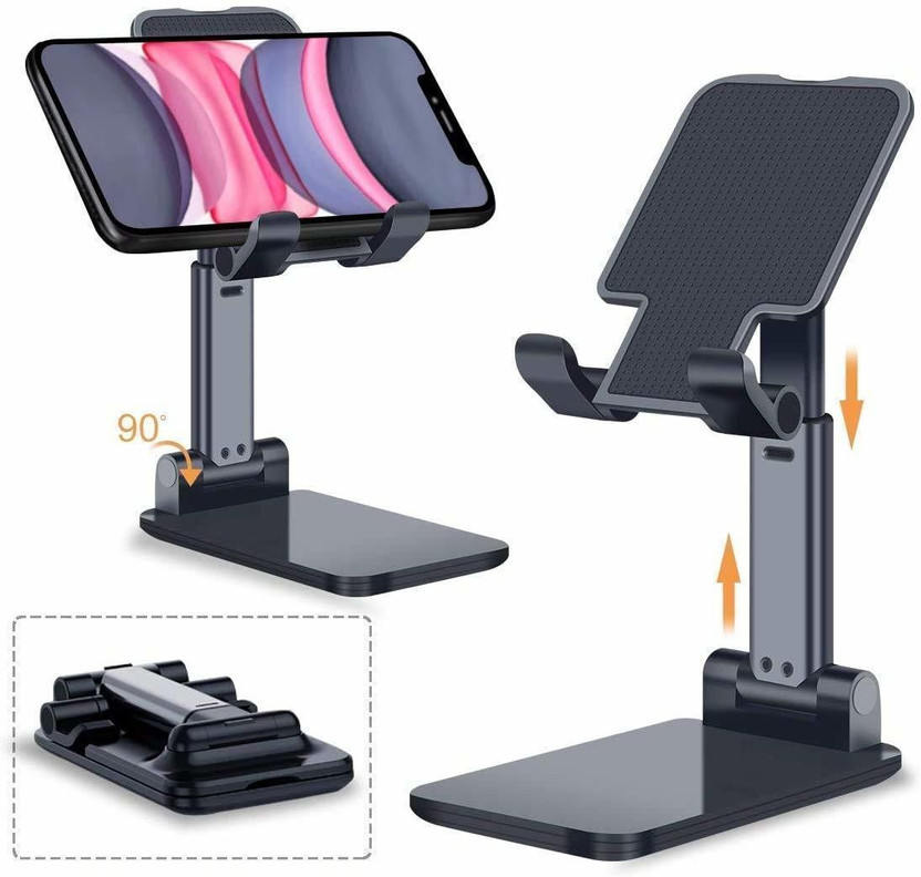 BhoolyXpro Phone Stand 360° Rotation Height and Angle Adjustable for Phone & Tablet Mobile Holder
