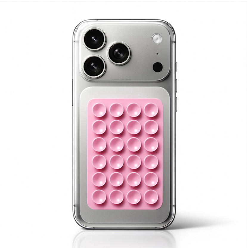 ckm Mobile Silicone Suction Grip, Strong Adhesive, Universal for iPhone & Android Mobile Holder
