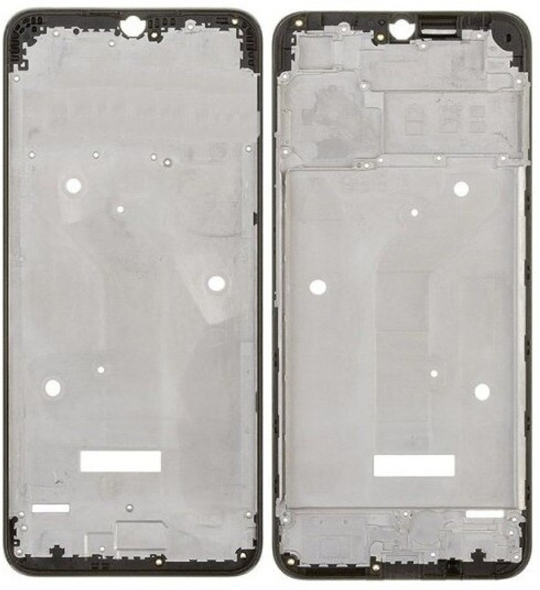 IncMart For itel Vision 3 MIDDLE Display Frame Front Panel(Black)