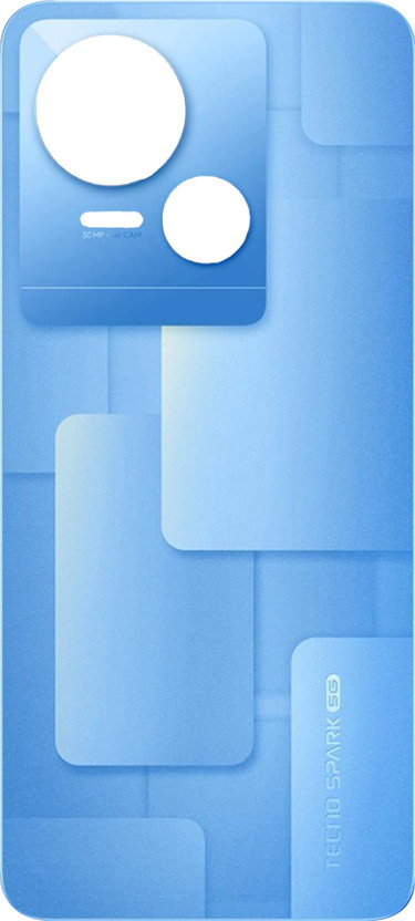 Ogzis Techno Spark 10 5G Replacement Battery Cover, Back Panel(Meta Blue)