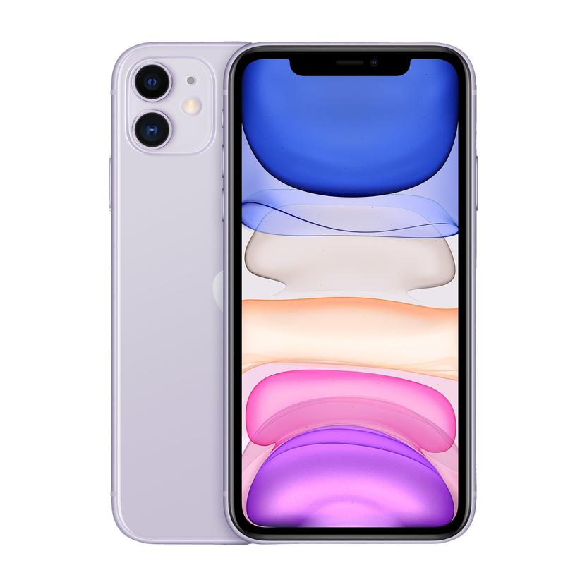 Apple iPhone 11 (Purple, 64 GB) (Includes EarPods, Power Adapter)