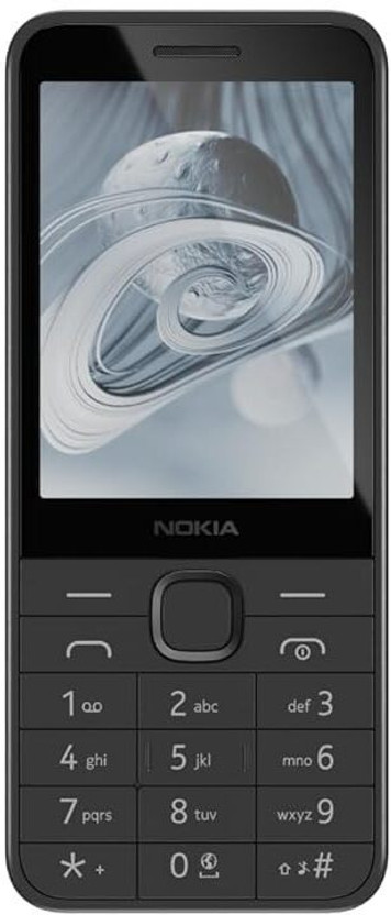 Nokia 220 4G Dual SIM Keypad Phone, Built-in UPI App, USB Type C(Black)