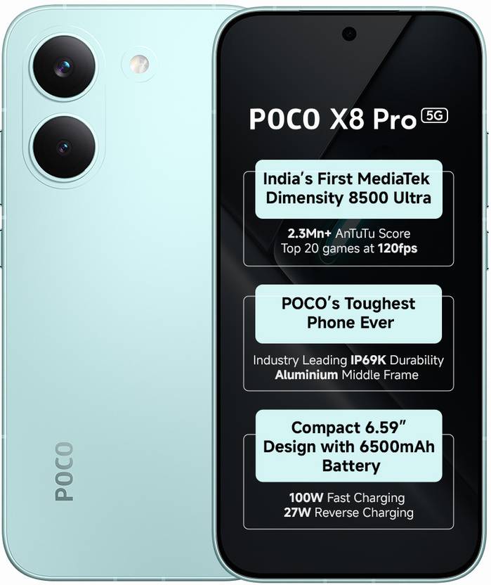POCO X8 Pro (Green, 256 GB) 8 GB RAM
