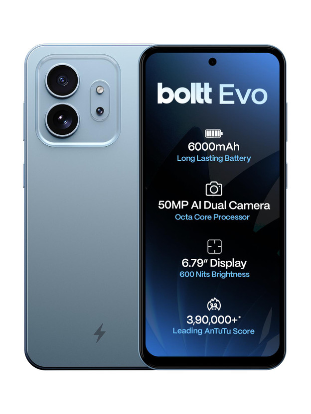 BOLTT EVO (Sky Blue, 64 GB)(4 GB RAM)