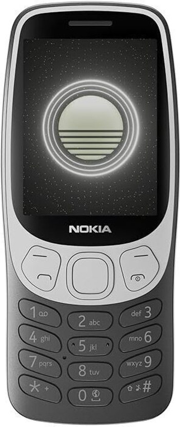 Nokia 3210 4G Dual SIM Keypad Phone, Scan & Pay UPI, USB Type C(Grunge Black)