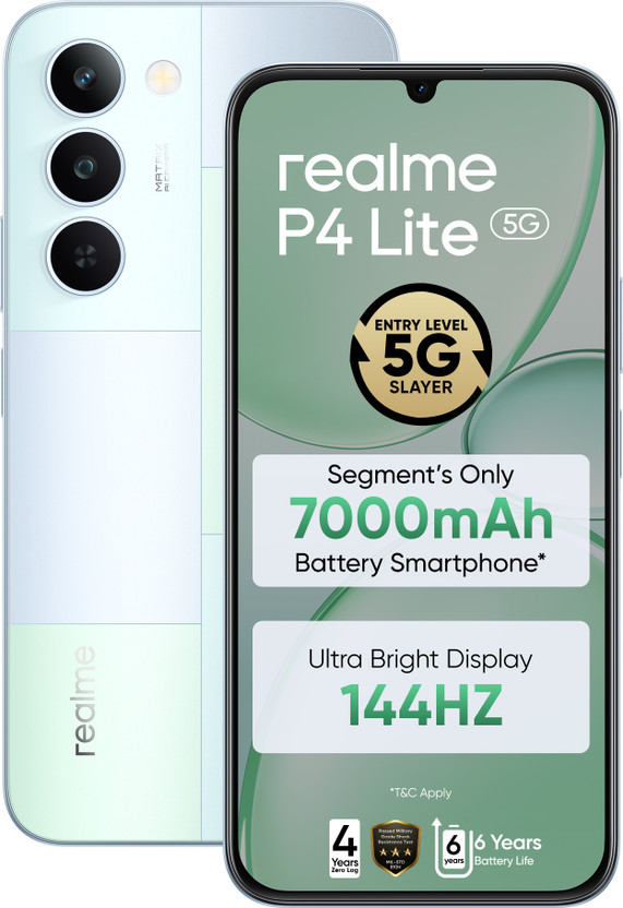 realme P4 Lite 5G (Mosaic Green, 128 GB)(6 GB RAM)