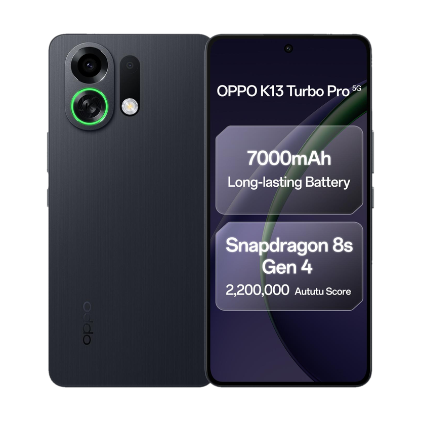 OPPO K13 Turbo Pro 5G (Midnight Maverick, 256 GB)(12 GB RAM)