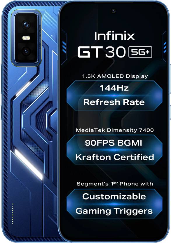 Infinix GT 30 5G+ Cyber Blue 128 (Cyber Blue, 128 GB)