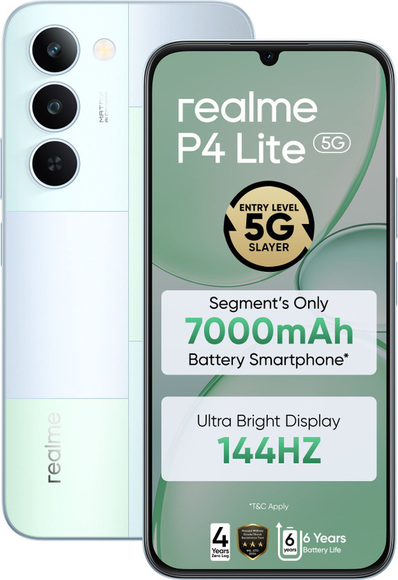 realme P4 Lite 5G (Mosaic Green, 128 GB)(6 GB RAM)