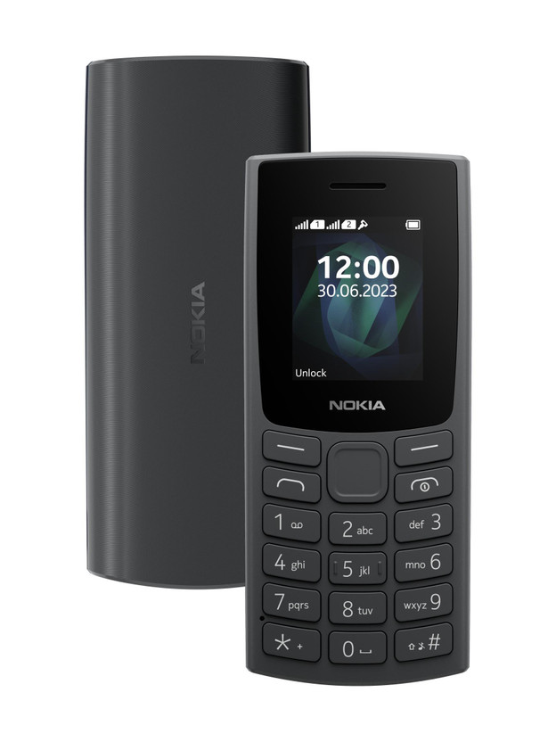Nokia All-New 105 Single Sim Keypad Phone with Built-in UPI Payments(Charcoal)