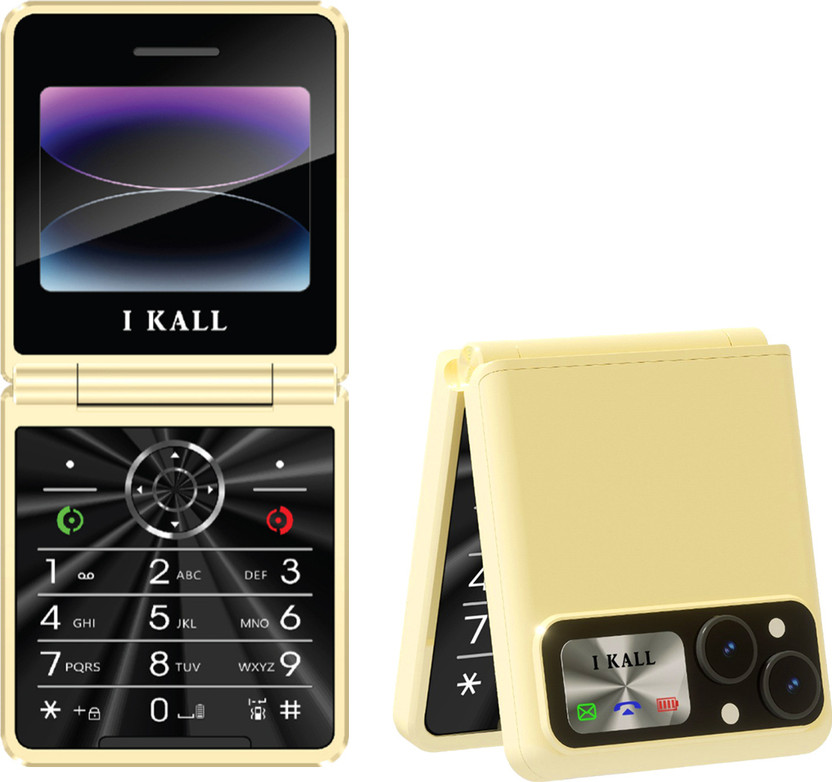 I Kall K42New Folding Phone(Gold)