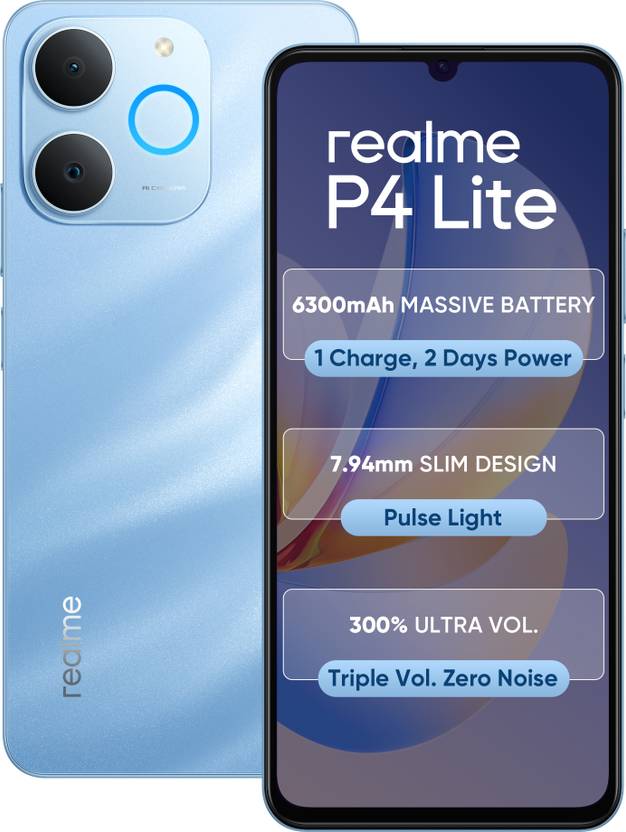 realme P4 Lite (Sea Blue, 64 GB) 4 GB RAM