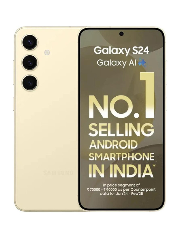 Samsung Galaxy S24 Exynos 5G (Amber Yellow, 512 GB)(8 GB RAM)