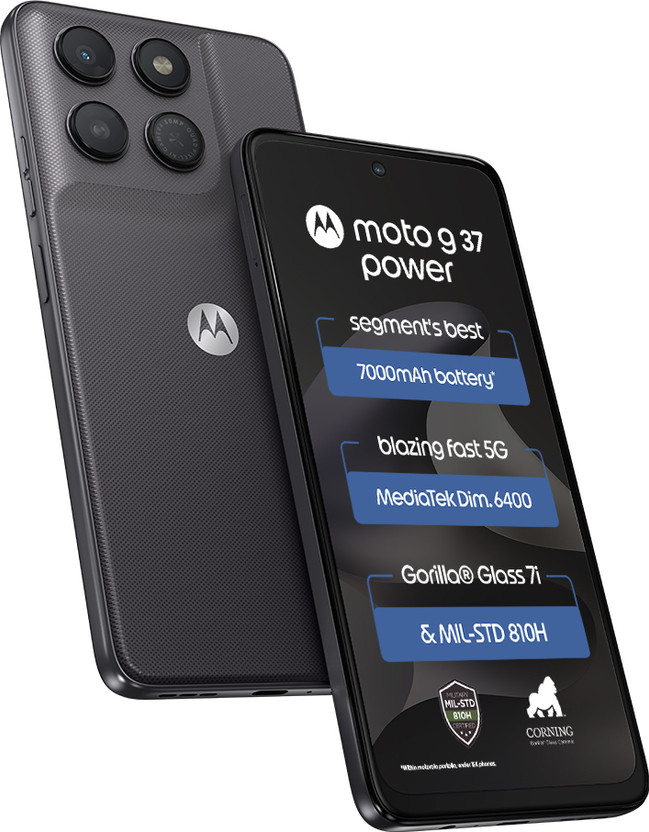 MOTOROLA g37 power (PANTONE Impenetrable, 128 GB)(4 GB RAM)