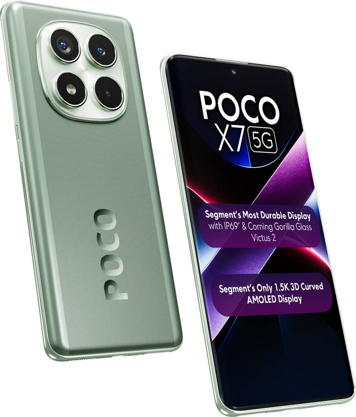 Poco X7 5g (glacier Green, 128 Gb, 5500 Mah)