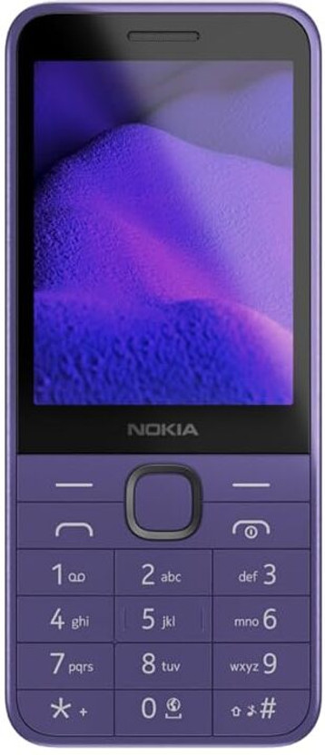 Nokia 235 4G Dual SIM Keypad Phone, Scan & Pay UPI, USB Type C,(Purple)