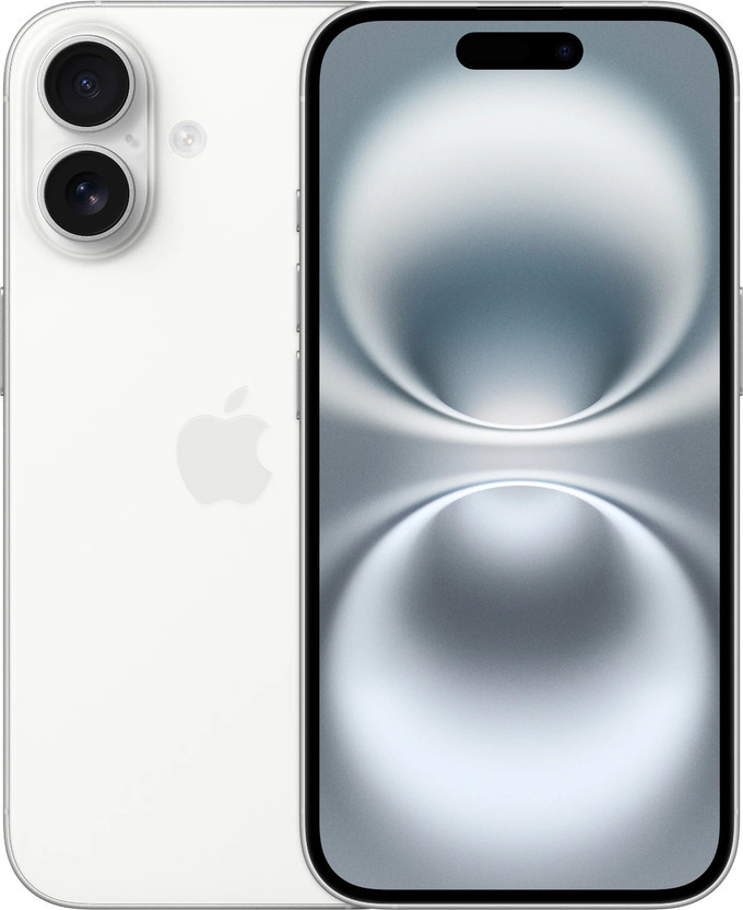 Apple iPhone 16 (White, 128 GB)