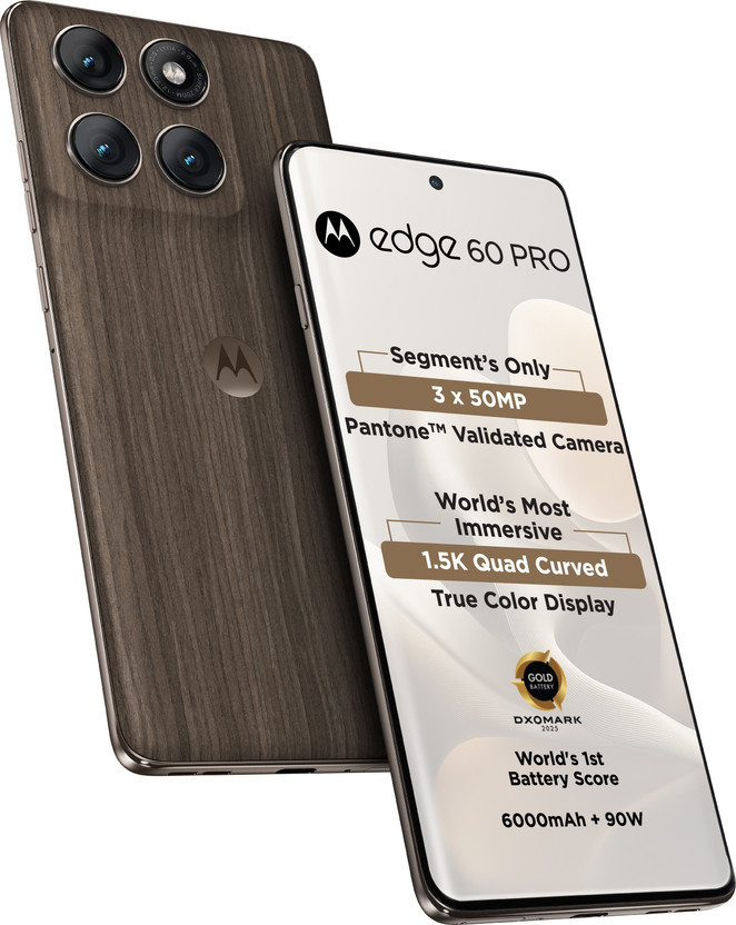 MOTOROLA Edge 60 Pro (Pantone Walnut, 256 GB)(8 GB RAM)